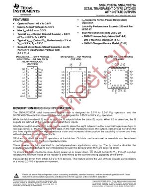 SN74LVC373ADGVRG4 datasheet  